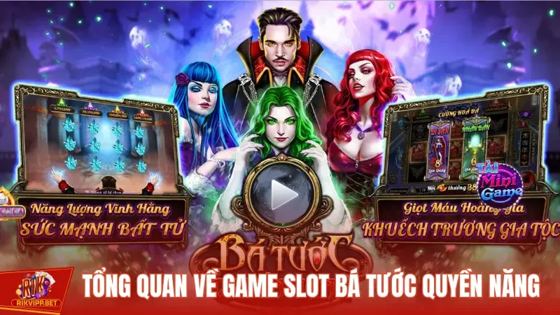 Giao diện sống động, đẹp mắt của slot game bá tước quyền năng Rikvip