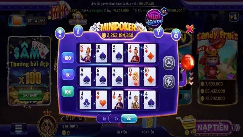 Giữ tâm lý thoải mái để dễ dàng chiến thắng game Mini Poker 